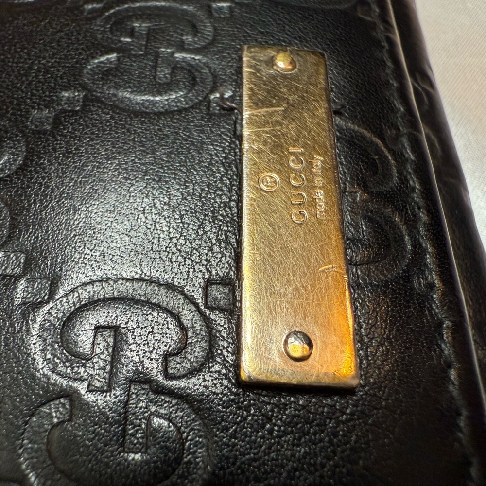 Gucci Black Leather Wallet - Picture 10 of 17